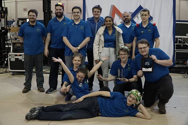 Congrats to Team #frc95 on winning the Industrial Design Award! #omgrobots #WeAreNE ift.tt/2YAFxWd