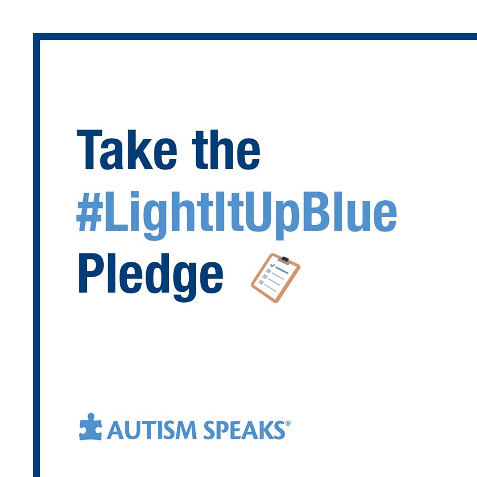 April is #WorldAutismMonth! Take the #LightItUpBlue pledge and help create a more inclusive world for people with autism at autismspeaks.org/WAM