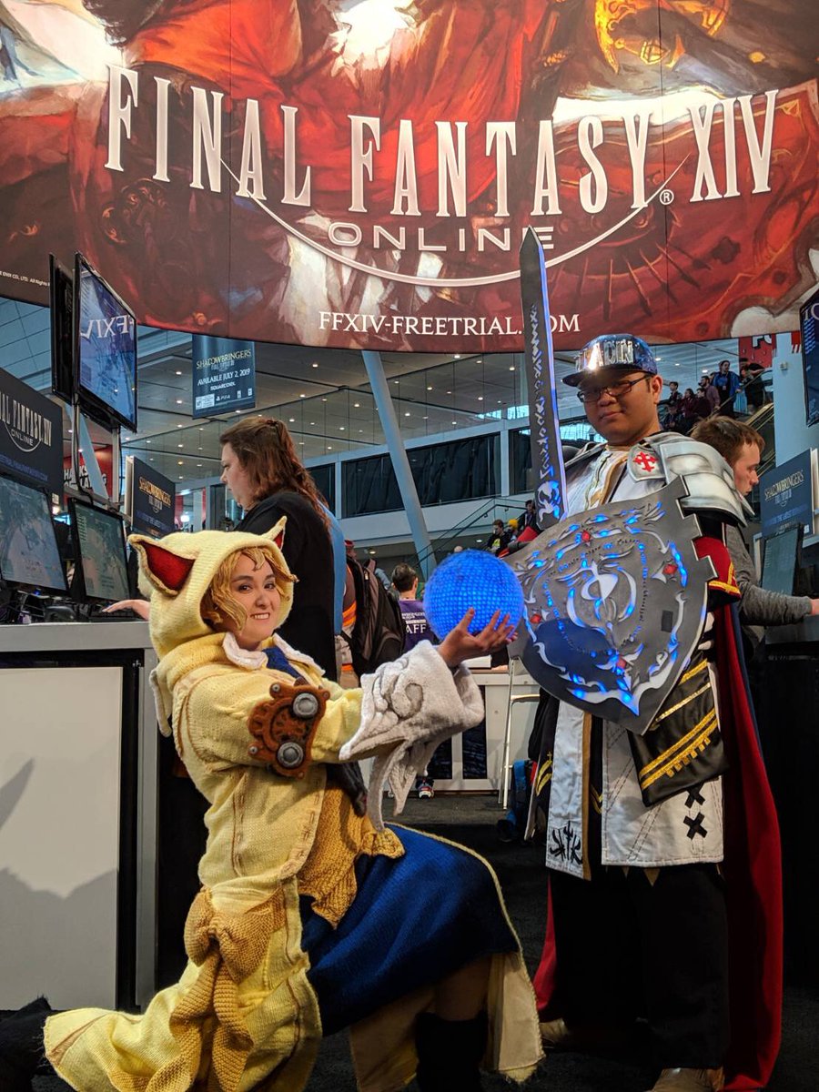 ffxiv shadowbringers logo on Final Fantasy Xiv On Twitter That S A Wrap For Paxeast 2019 Thanks To All Who Visited Us Showed Off Cosplay And Took On Our Game Challenge We Have The Best Community In