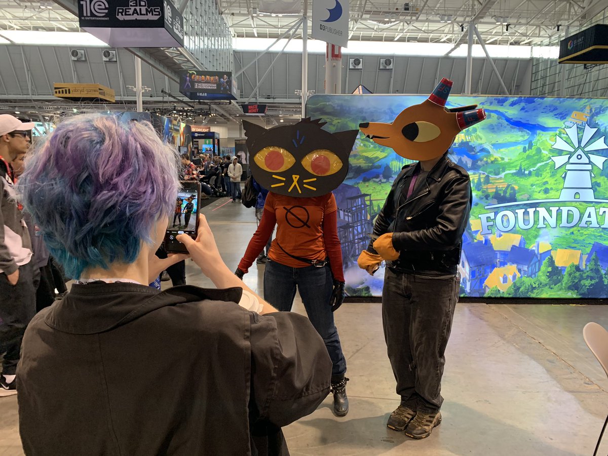GossamerGames's tweet photo. :)

What a great show w/ a great team: @look_sharpe @dano_art_ @_Sr_Real @HungryAndAngry &amp; even better company 

S/o to the @SplitSideGames, @egsdrexel &amp; of course - @Official_PAX + @IndieMEGABOOTH 

Catch us next time ❤️ https://t.co/qvYSMouV1s