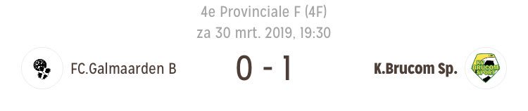 FGalmaarden's tweet photo. Zaterdag eindigde het op een 0-1 in de wedstrijd FCG B - KV Brucom Sport. De jongens hebben hun helemaal gegeven! De goal voor Brucom viel weliswaar in de 90’. Volgende week staat Huizingen B te wachten #4eprovinciale #FCGalmaarden https://t.co/cw3PitZLWX