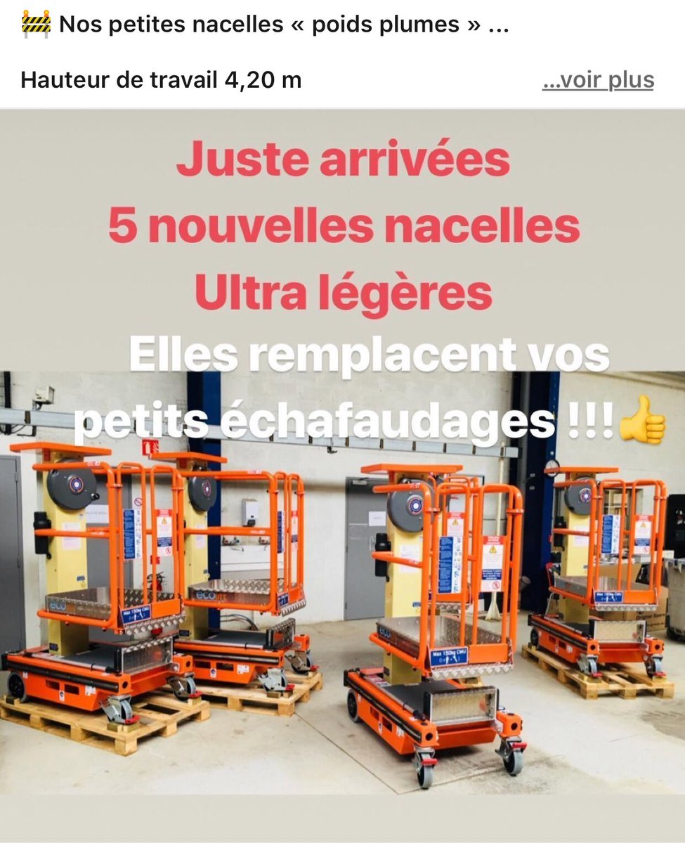nacelle44's tweet photo. Nos petites Nacelles « poids plumes «  Ultra légères https://t.co/2HMeKXRpFT