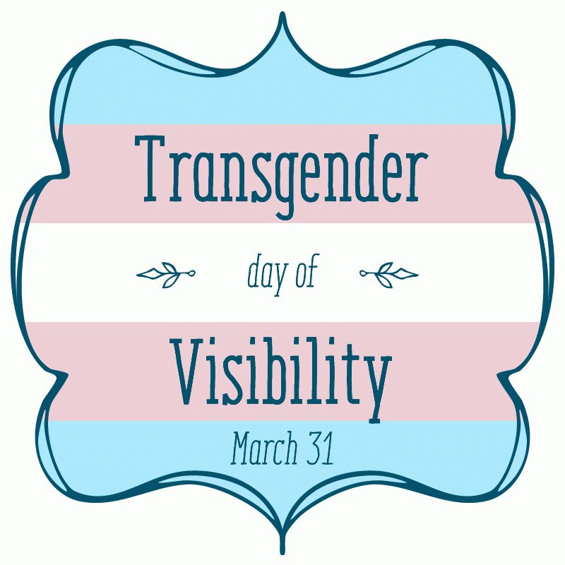 HAPPY #TRANSDAYOFVISIBILITY , today we celebrate trans folx and empower and honor the community. We celebrate trans activists like Marsha P Johnson, Victoria Cruz, and Sylvia Rivera for their contributions at stonewall and every single trans individual that is equally as integral
