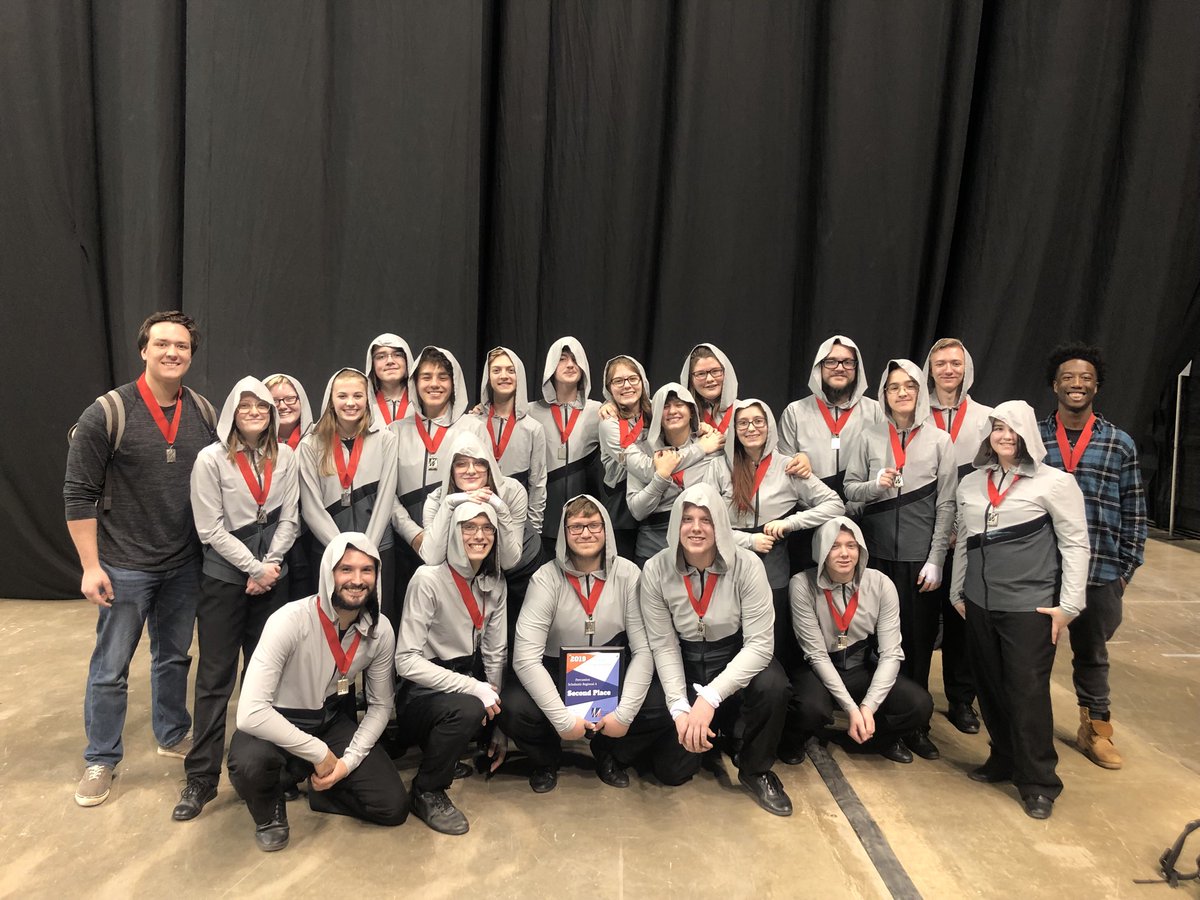 Carlisle_Band's tweet photo. Congrats to our Indoor Percussion Ensemble. MEPA silver medalist!  HUGE jump from last year. Terrific show and even better kids. https://t.co/QVsBRfkLry