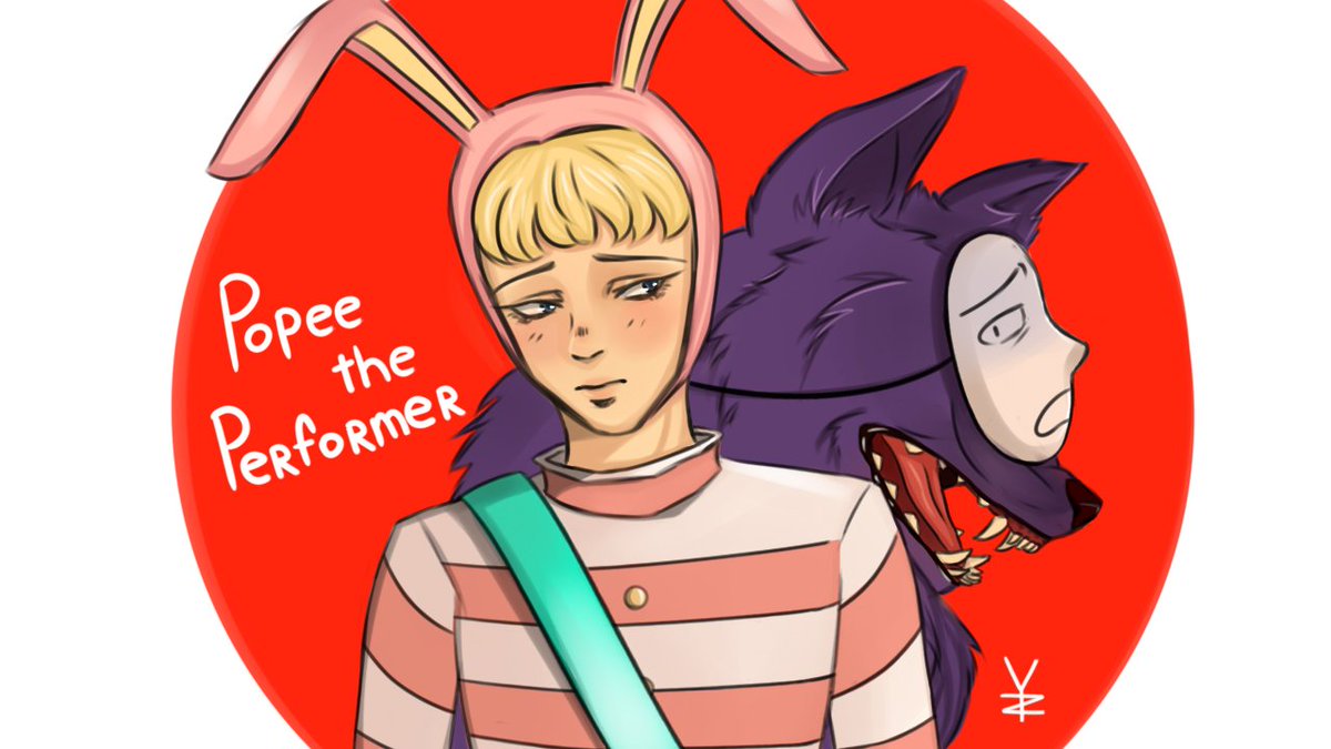YN15122's tweet photo. #PopeeThePerformer #Art #Fanart #Drawing #Popee #Kedamono ❤️💜 https://t.co/PYuhhWz7ec