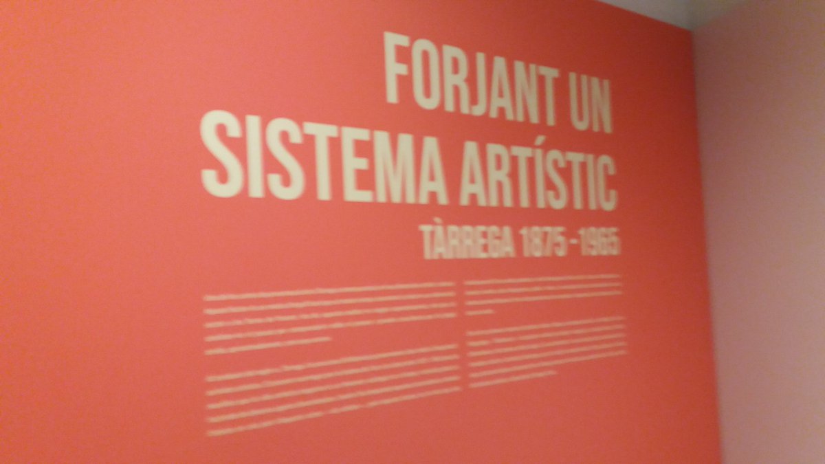 miroataula's tweet photo. Bona feina al @MuseuTarrega per la recuperació de la memòria artística a l'exposició permanent #tarrega @esthersole https://t.co/kYClpgp1O2