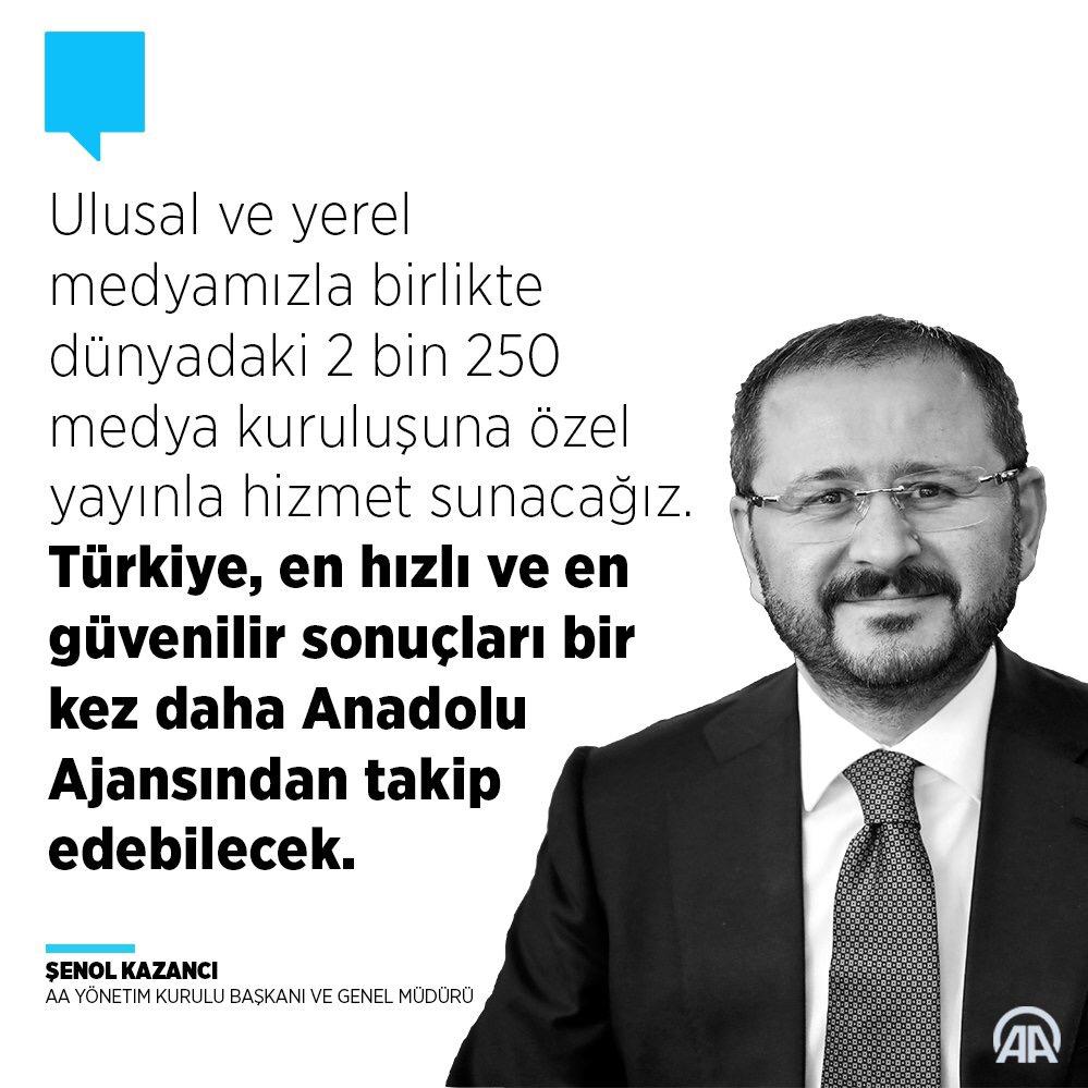 #AnadoluAjansı
Aa kadar ajansın var.
Sonuçlar ta AA dan geliyor sanki 2 saatte bi sonuç giremedin. #Seçim2019