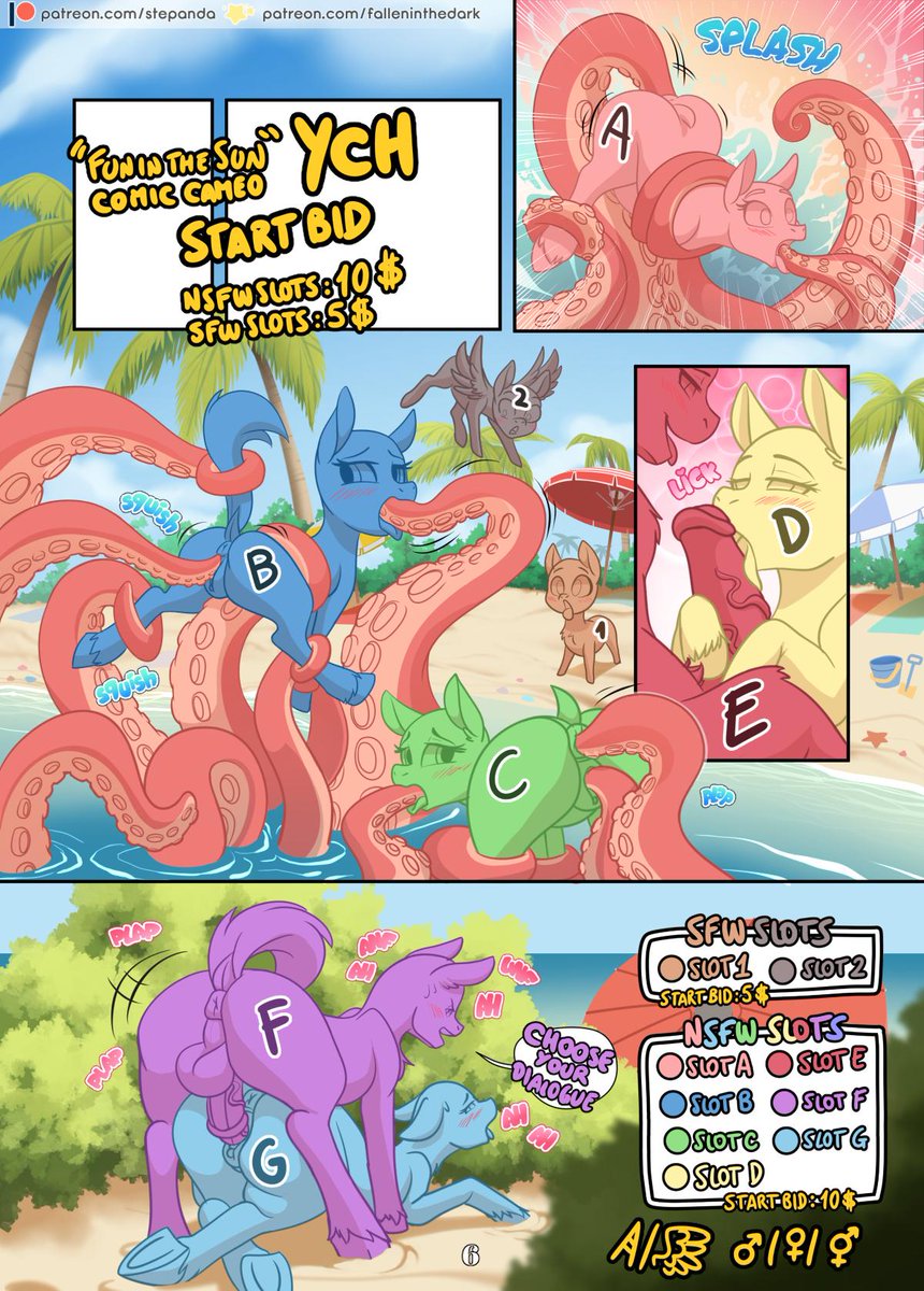 🌴YCH Auction is open for page 6 of "Fun in the Sun"💕
-NSFW SLOTS: ych.art/a/480 
-SFW SLOTS: ych.art/a/487

🏖️The Comics: x.com/StePandaX/stat…
