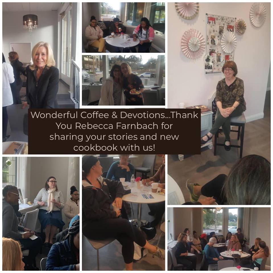 WomenOrgWomen's tweet photo. When sisters gather to pray and encourage each other...wonderful connections are made and stories shared! Thank you Rebecca Farnbach for your wonderful words of encouragement! Looking forward to creating a few of the recipes in your new cookbook “Flavors of the Temecula Wineries” https://t.co/1kWZSjo4ZP