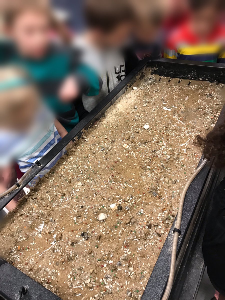 MissMott_5th's tweet photo. FINALLY! After the daily “do we get to use the sand today?!” question of the week, we got to see how water changes the shape of the land on the erosion table 😃 https://t.co/hBglDkRLim