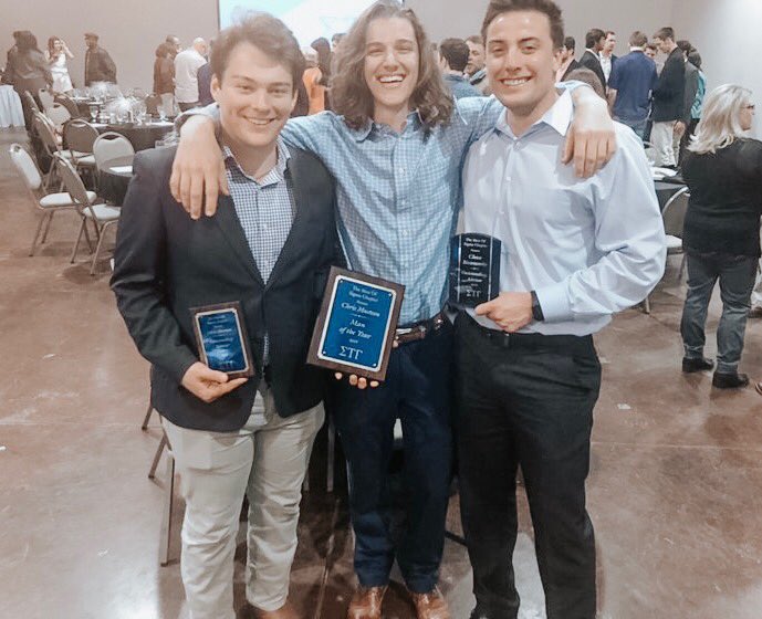 Last night was our annual Parent’s Night Banquet. There we awarded several of our men for their hard work and dedication to Sigma Chapter. It was a great night of fellowship, celebration, and a chance for the parents to get to see our accomplishments!