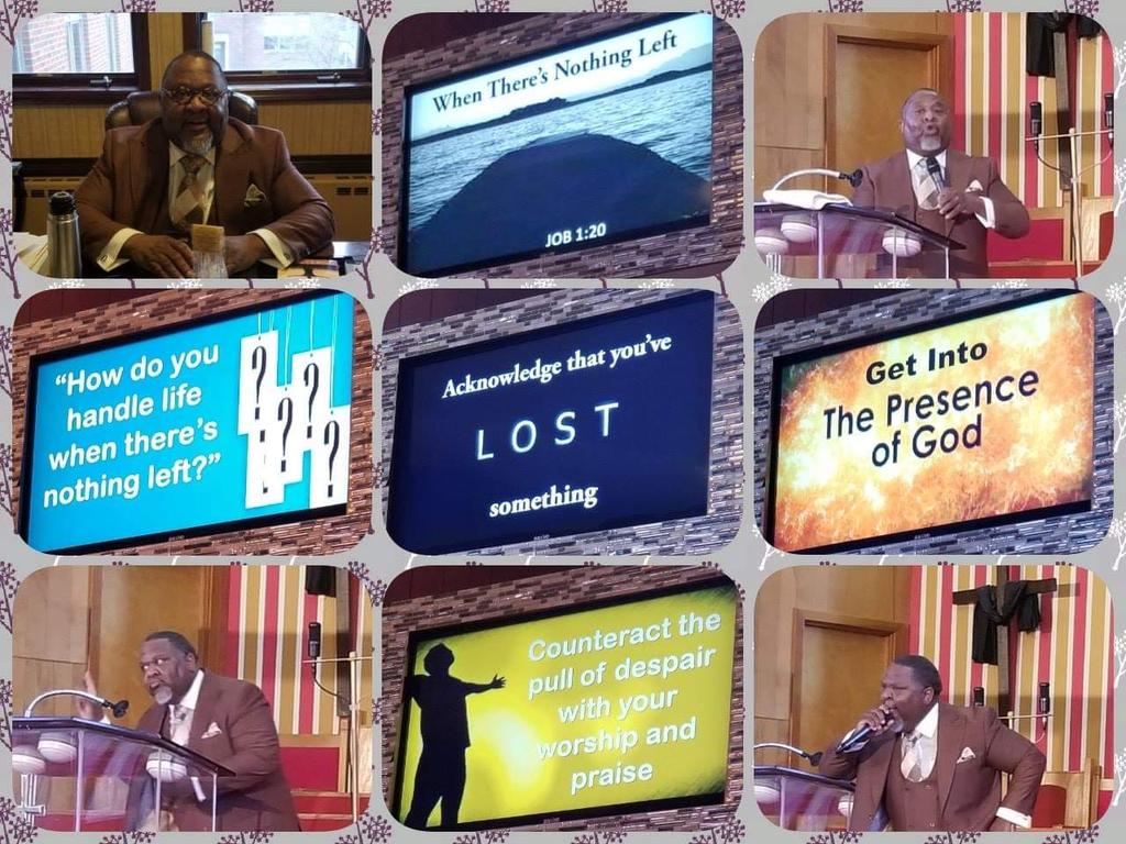 fbcpd432's tweet photo. Sunday March 31, 2019 sermon; "When There's  Nothing Left" Job 1:20 ~ Pastor Paul A. Dunn https://t.co/deg6IYnwiO