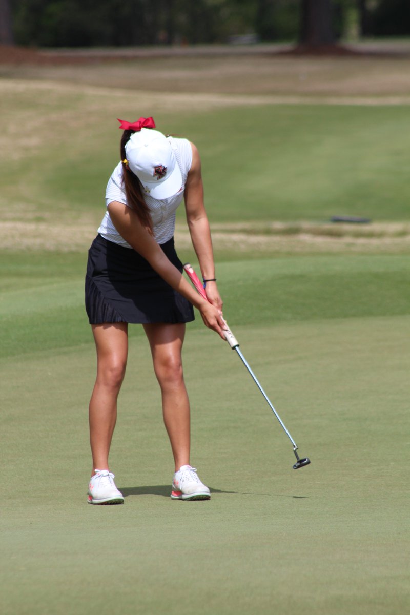 StrutterInvite's tweet image. Our Individual Leaderboard heading into our final round:
1⃣@StJohnsWGolf Jessie Kweon +4
2⃣ @Golf_BC Bibilani Liu &amp;amp; @GaSouthernWGolf Ansley Bowman +5
⛳️#TheStrutter ⛳️