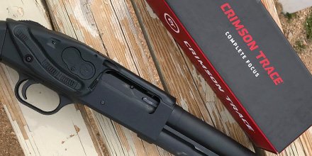 CrimsonTrace's tweet photo. Have you upgraded your @MossbergCorp 590 Shockwave yet? #lasersaddle https://t.co/YAn2mNJb92 https://t.co/sGcg7KAhOm