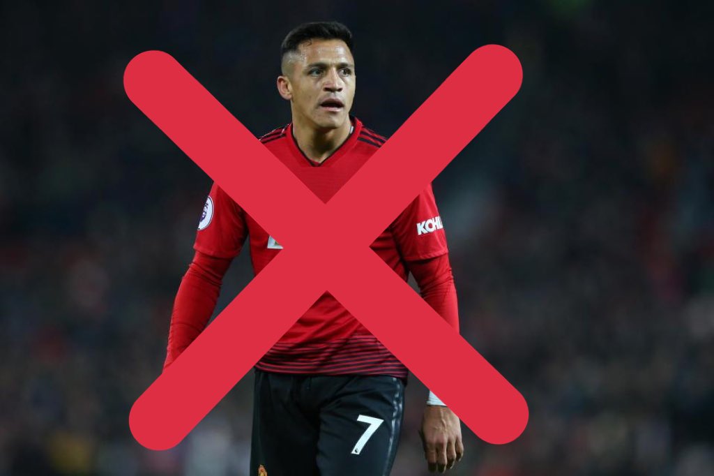 UtdDxn's tweet photo. I have suppported Alexis for the whole time he has been here at United, but I’ve finally seen the light. He’s awful. Absolutely shit. Loses the ball every time he has it, and of course doesn’t score goals anymore. Finished, Asslexis, fuck off chilean Peter Odemwingie. #AlexisOut https://t.co/QGE5C1NlZg