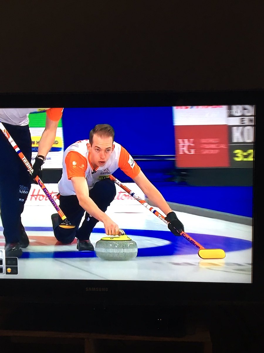 stevenfoster1's tweet photo. Semener‘s dutch doppelgänger gets the promotion to skip at the worlds. Actual Semener still waiting for the call at Monday night men’s league. https://t.co/w32ZTrcBEL