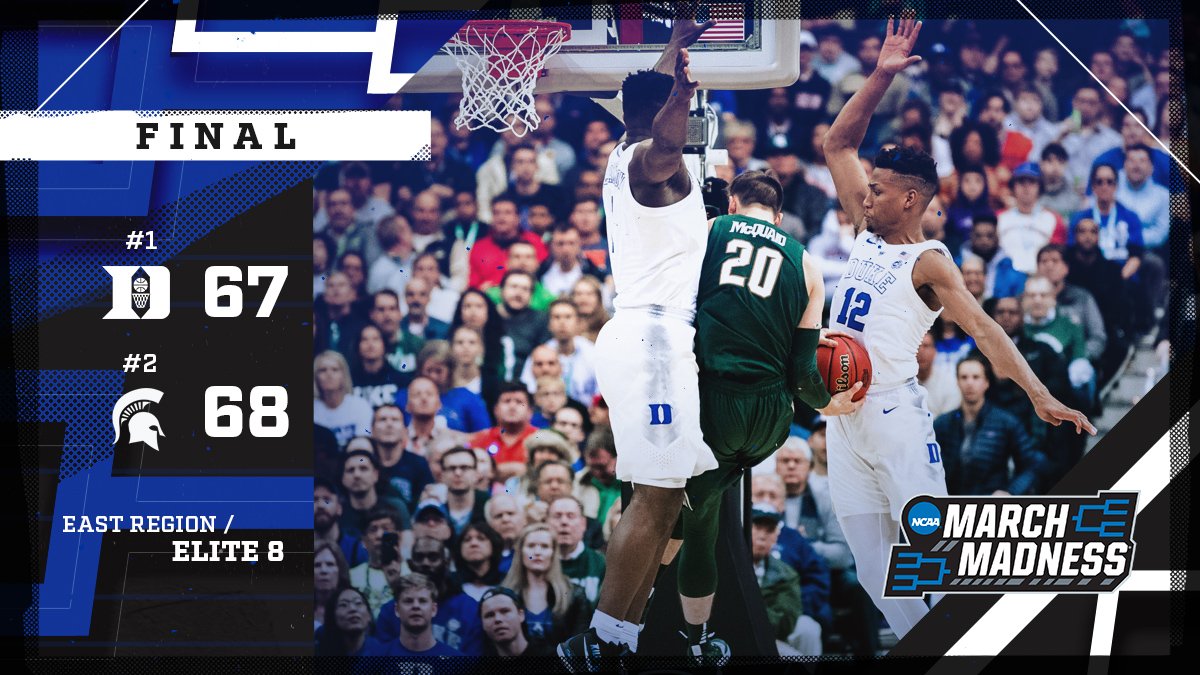 💔 in DC. Incredible run ends in the Elite 8.