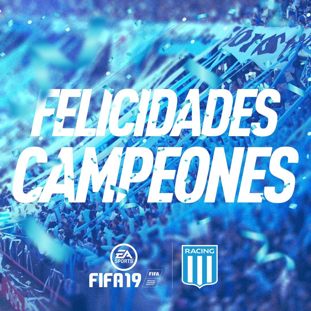 easportsfclatam's tweet image. ¡Campeooooooooooon!  @RacingClub 🇦🇷