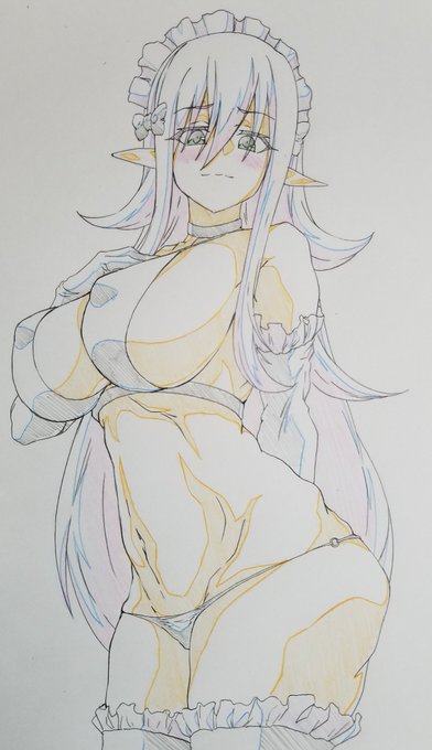 エイプリルフール、特につくものがないので
このすばのサキュバスさんを描こうかな… 