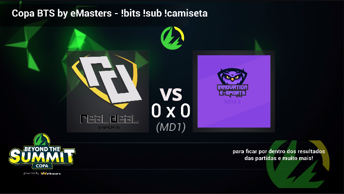 eRabbitGG's tweet photo. Em instantes, mais uma partida única pela COPA BTS, dessa vez, a partida será entre Real Deal vs Innovation!
É no canal 3 da @AlemDoCume!

📺https://t.co/igaHsrVkAr
🎙️@kaxangabr e @MENTIRINHA8 https://t.co/eh2Vv4qb23