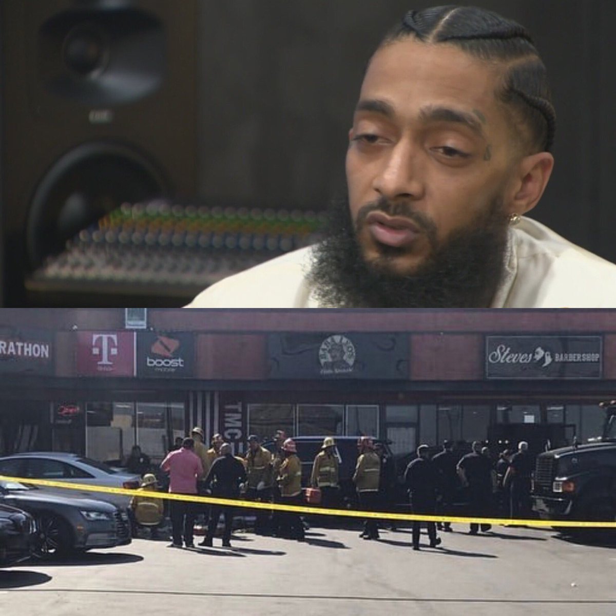 Streetwatcherz's tweet photo. Nipsey Hussle Reportedly Shot 6 Times Outside His Own Store in LA https://t.co/XWWIT5UenM