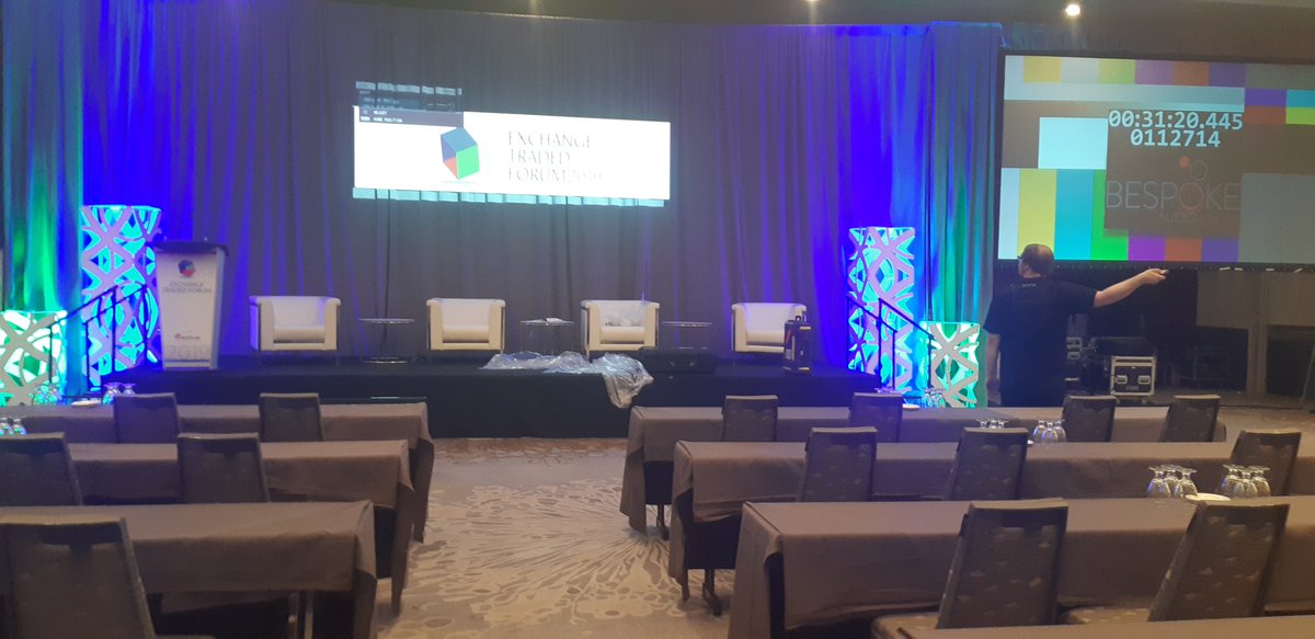 RadiusFE's tweet image. Setting up with @bespokeav! #ETF2019 Day one tomorrow! 
#finance #etfs #toronto