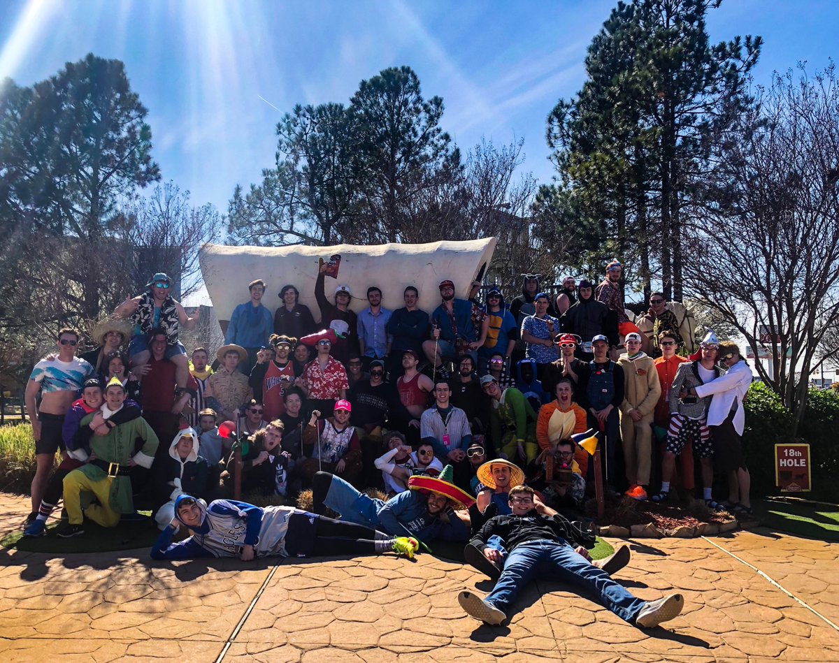 The 14th Annual Chi Putt-Putt ⛳️Thanks to all the freshmen who came out and partied with us!