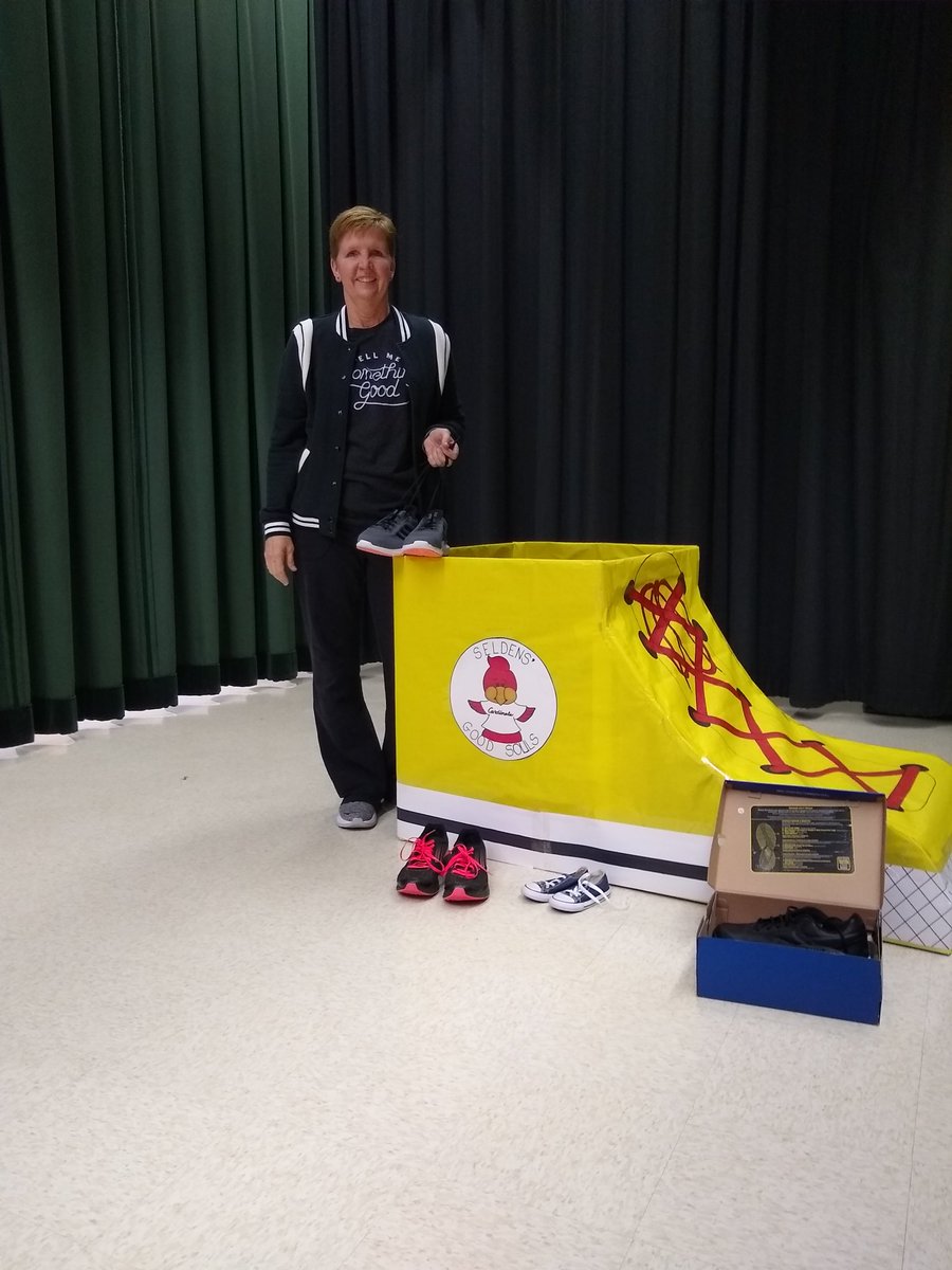 Sneaker collection begins this week.    All gently used or new sneakers will be donated to Loudoun Mobile Hope for those in need in our community.