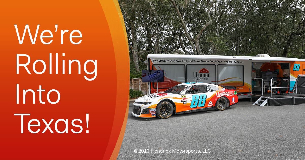 llumarfilms's tweet image. Miss the LLumar Mobile Experience Trailer at Texas Motor Speedway?  Head over to @classic_chevy Monday, April 1, 10am to 3:00pm and take a test drive in our race simulator, learn more about LLumar Window Films and see @AlexBowman88’s No. 88 LLumar Chevrolet Camaro ZL1. #LLumar88