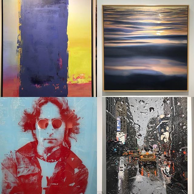 lovethispiece's tweet photo. Fun day looking at art at the Affordable Art Fair here in NYC. I’m always in awe of all the talent out there!! A few fav artists,  starting from upper left: Ginger Fox, Nat Anderson, Michael Steinbrick, &amp; Ashleigh Summer.
.
.
.
.
#ilovethispiece #afforda… https://t.co/WiVc8X4Apl https://t.co/sjBRYu0jYq
