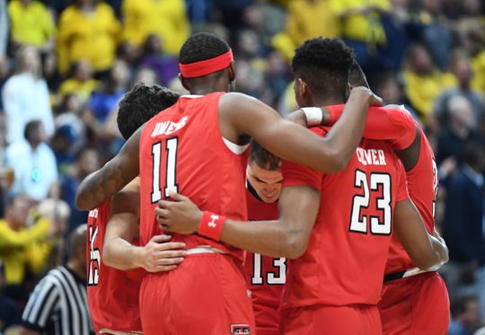 jodycox's tweet photo. Texas Tech vs. Michigan State in the #FinalFour. #WreckEm #texastechbasketball #TexasTechvsMichiganState https://t.co/0nv30Wvnn7