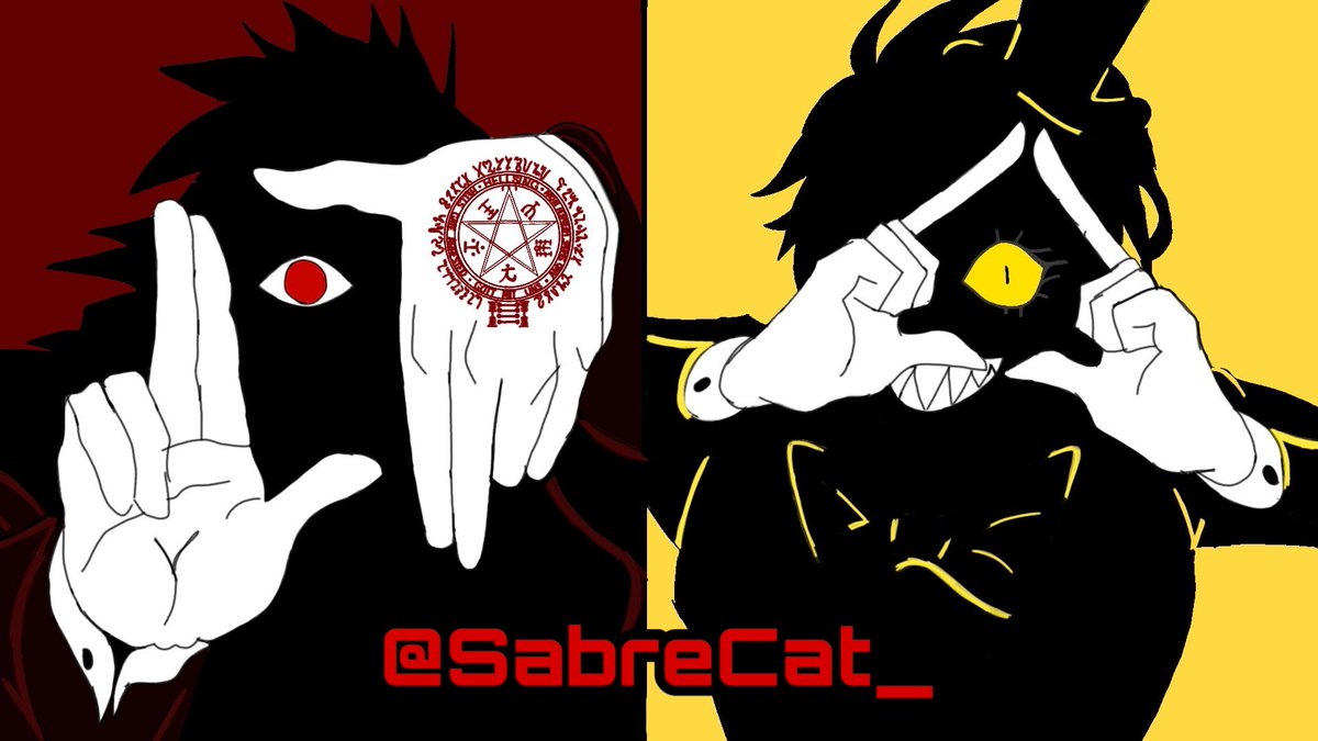 SabreCat_'s tweet image. Friend recently got me to watch Gravity Falls and Bill reminded me a lot of Hellsing Ultimate Abridged Alucard so what better than to draw two psychotic monsters together? I'm not very proud of the first one tbh

#MyArt #GravityFalls #BillCipher #HellsingUltimateAbridged #Alucard