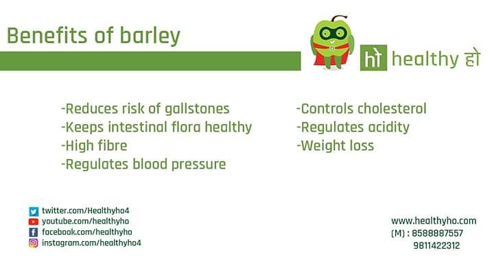 Healthyho4's tweet photo. Healthtipoftheday- #Healthyho

#BENEFITS OF #BARLEY https://t.co/FeJBl3hznt