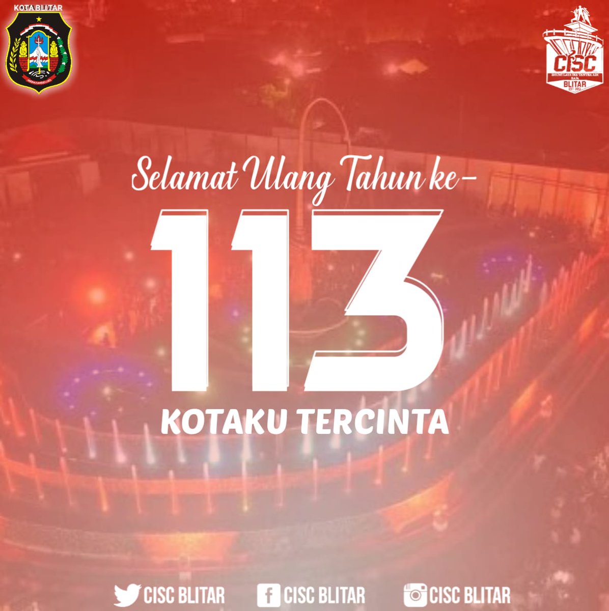CISCblitar_'s tweet image. Kami segenap pengurus CISC BLITAR sugeng ambalwarso kota BLITAR tercinta 😘😘😘