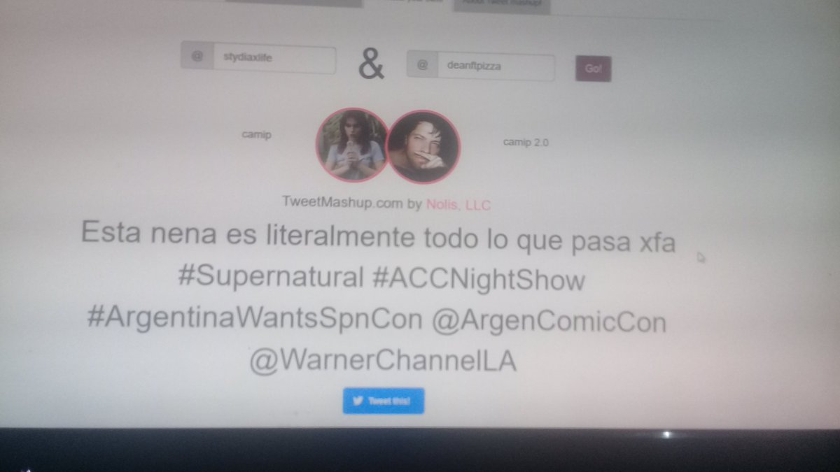 kagpme's tweet photo. Okey gente comenten algo que hago esto con su cuenta y la mía delen 
 #ACCNightShow #ArgentinaWantsSpnCon 
@ArgenComicCon @WarnerChannelLA https://t.co/CrnLPqr6m9