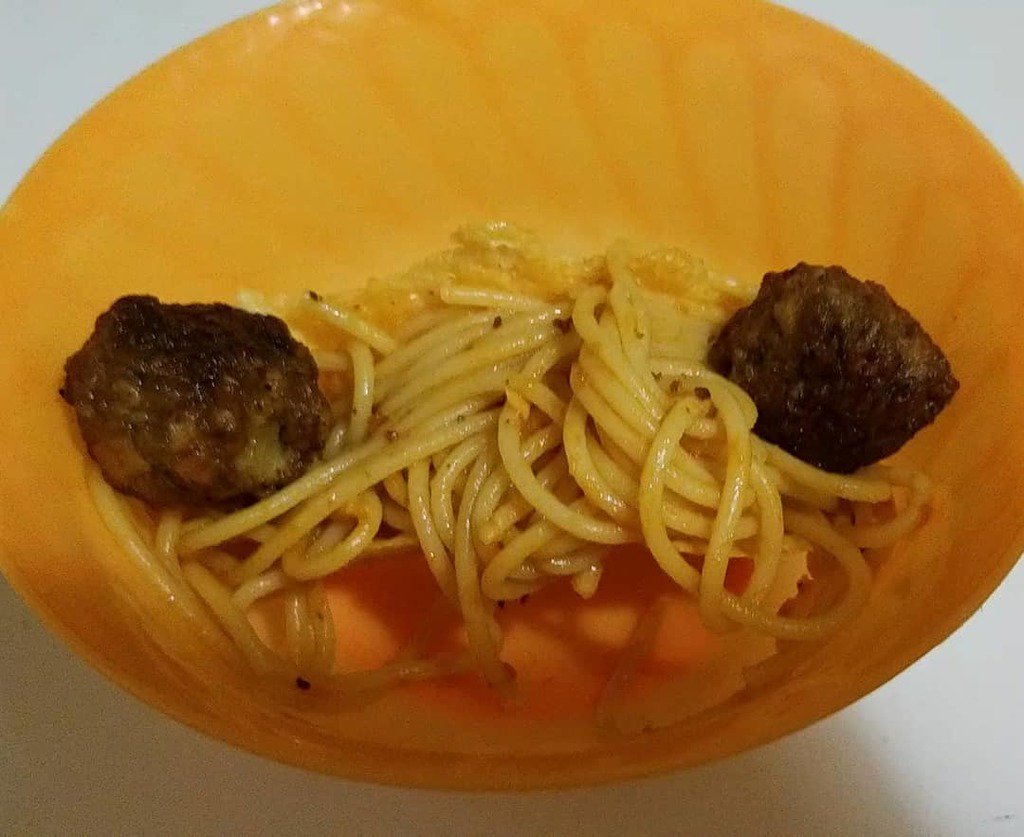 crimsong19's tweet photo. I know you can't quite tell it, but we made @bingingwbabish's Spaghetti Tacos, Parmesan crisp shell and all. #CookingWithJason #dinner #foodphotography https://t.co/1tFXfDxuzp https://t.co/CtOjHREeir