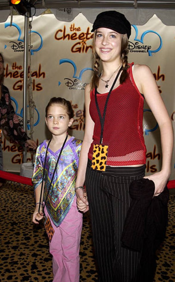 BBQDamie's tweet photo. If there's a another Cheetah Girls movie, I want Dakota Johnson to attend the premiere just like she did back in 2003 https://t.co/FlVmmNXHll