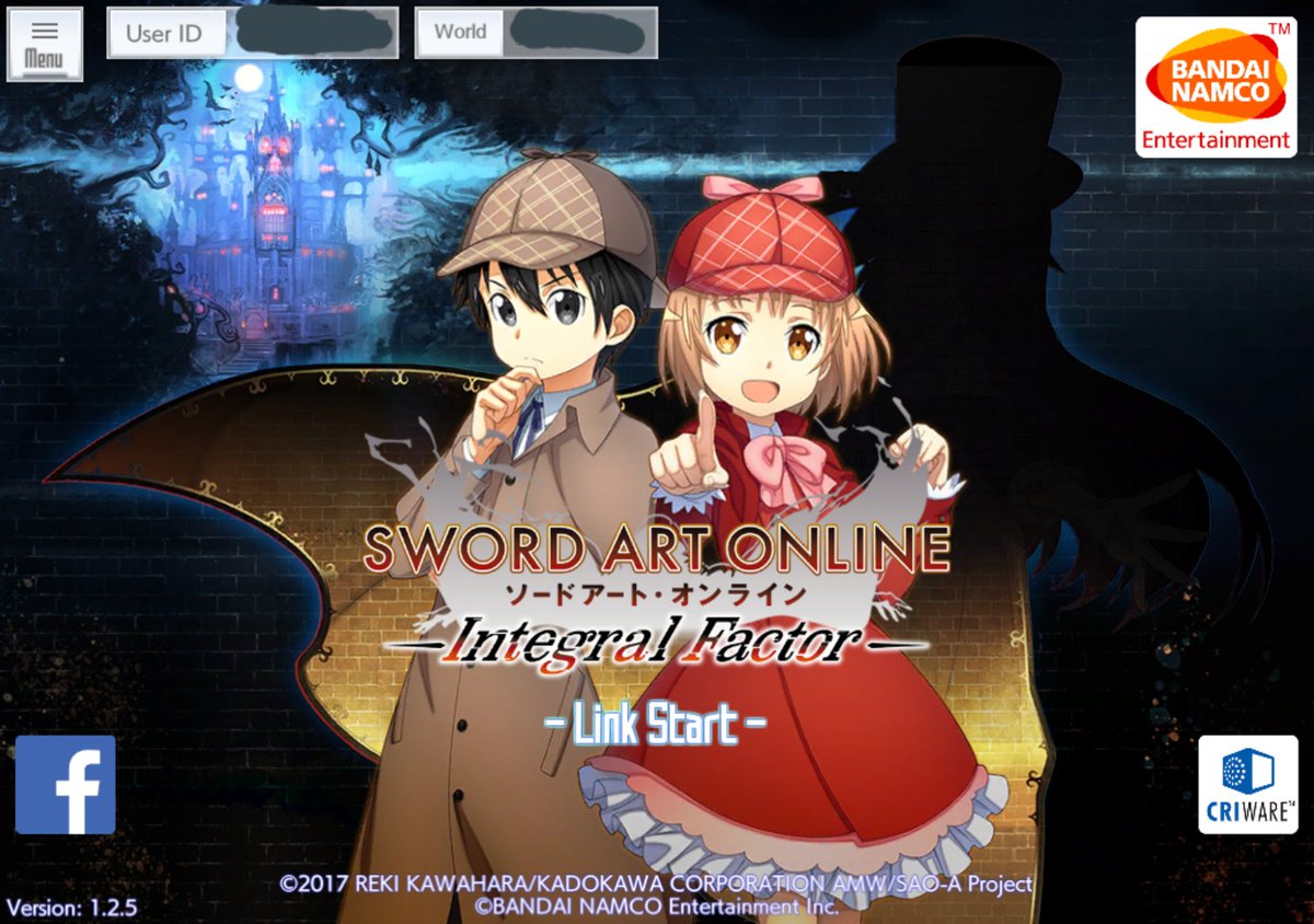 Sao Helpers Sword Art Online Integral Factor Is That A Joke I M Not Sure If Bandai Wants Us To Believe This Is Good Game But The Title Screen Is