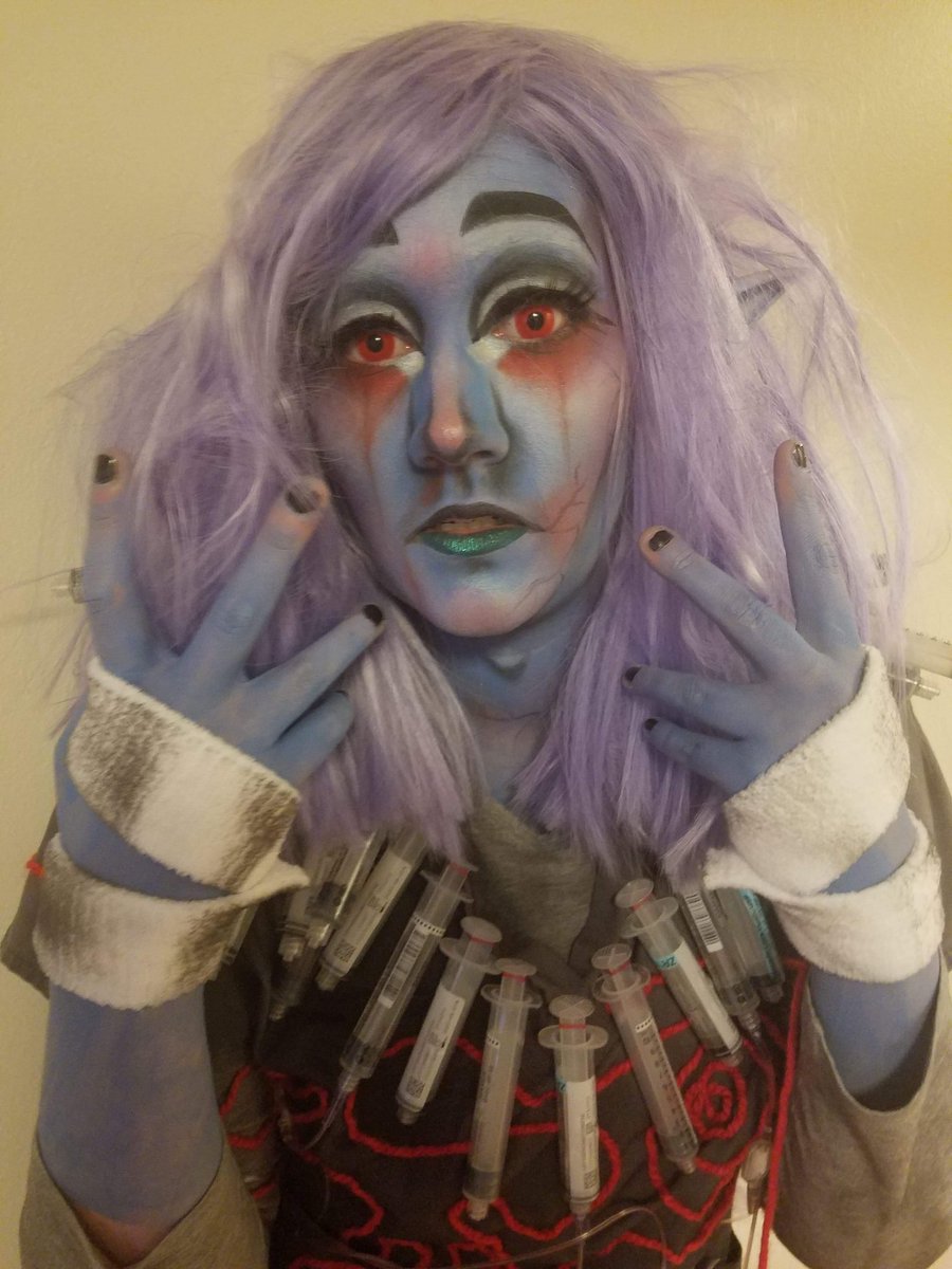My look from Galaxy Kings. I was an alien test subject who just wanted to go home.

#drag #cesaredrag #seattledrag #localdrag #alldragisvalid #dragking #makeup #makeupartist