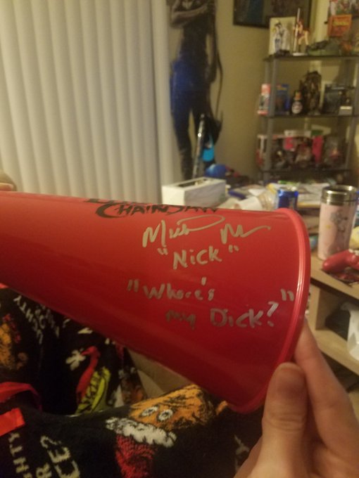 Okay I have to point out @michaelrosenbum signing this with "where's my dick?" Was perfect #lollipopchainsaw<a class="tags" target="_blank" title="On Twitter" href="/?out=eyJ0eXAiOiJKV1QiLCJhbGciOiJIUzUxMiJ9.eyJpYXQiOjE3MjUzMTY1MzIsImlzcyI6InR3cG9ybnN0YXJzLmNvbSIsIm5iZiI6MTcyNTMxNjUzMiwiZXhwIjoxNzU2ODUyNTMyLCJyZWRpcmVjdF91cmwiOiJodHRwczovL3R3aXR0ZXIuY29tL21pY2hhZWxyb3NlbmJ1bSJ9.zYnLYT81GCjnZ0bAgK_PQj0PJpeBQOtV_m77OzvWxq2ou7Q_-4h0SHWf7QAj3Pn_YCTE8ofBnAeZpKf6F_SVmw">@michaelrosenbum</a><a href="/tag/lollipopchainsaw"class="tags"><span>#lollipopchainsaw</span></a>