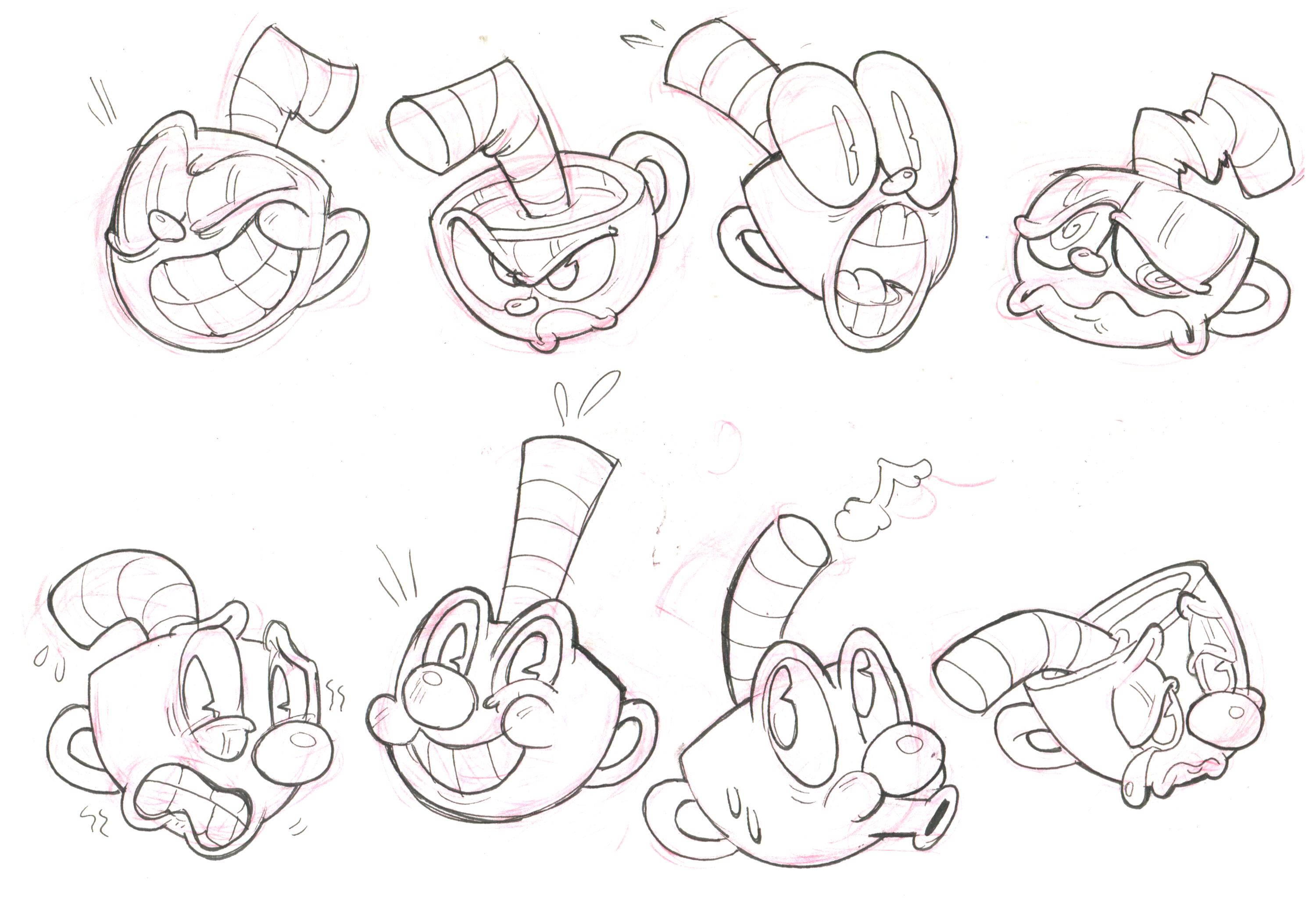 Cuphead стиль рисования