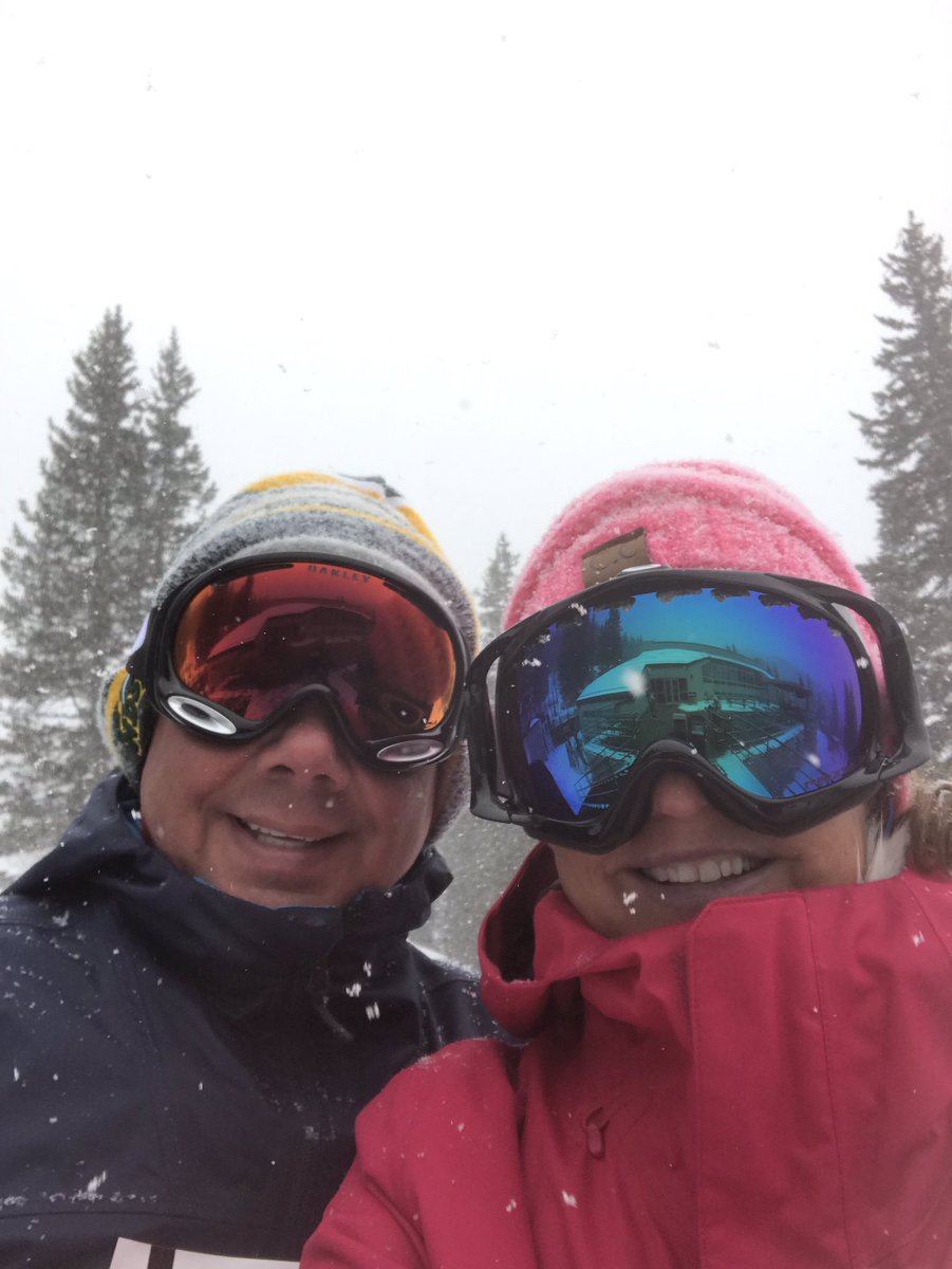 Some great skiing in Santa Fe today.