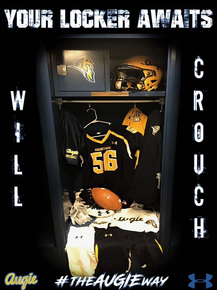 crouch_will's tweet photo. I would like to thank all the coaches and theatre programs that have spent their time recruiting me.  I’ve given this next step in my life much thought, and I am excited to say that I will be continuing my Academic, Football, and Theatre career at AUGUSTANA COLLEGE!! Go Vikings! https://t.co/9Lr78TH6tm