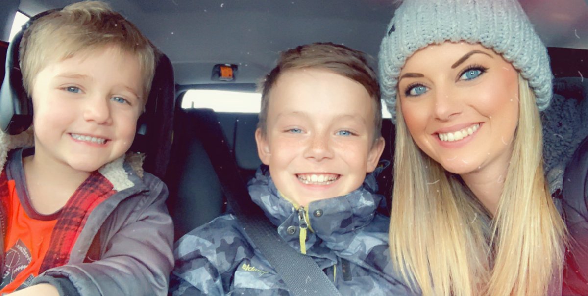 Nikki_Jensen1's tweet photo. Spring break has come to an end. I enjoyed my time home with my boys but Iโm refreshed and ready to get back to work and kill it in April. #LessTalkMoreHustle #BabyBlueEyes #MommysBoys https://t.co/ies4DO4GMK