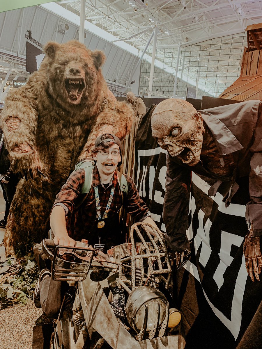 caitlindphoto's tweet photo. Had a great time this weekend at #PAXEast with @Rambaler
(And managed to shoot everything on my iPhone and edit them immediately ๐๐ป)
#PAXPHOGS #daysgone #facebookgaming #shotoniphone #kazookroo https://t.co/UFOgWM5oAk