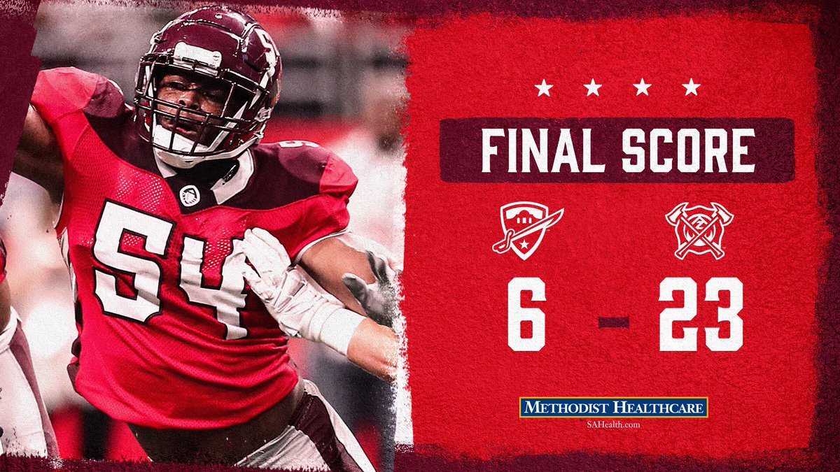 Final. 

Tough loss at the Dome tonight. 

#TakeCommand⚔️
