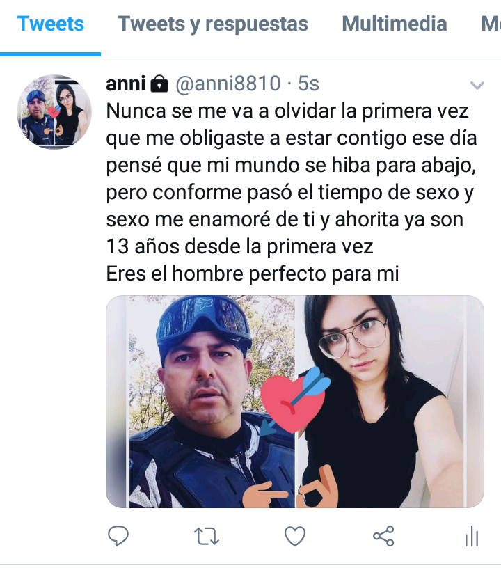 anni8810's tweet photo. Pueden decir mil cosas pero ese hombre ha es muy importante me acosté con el muy chica y desde hace 13 años somos amantes el se divorcio por mi 
Y ahora yo me divorcie por el somos como almas gemelas llamadas por el libido de nuestro ser llenos de lujuria y sexo desenfrenado https://t.co/bH9uIQBATl