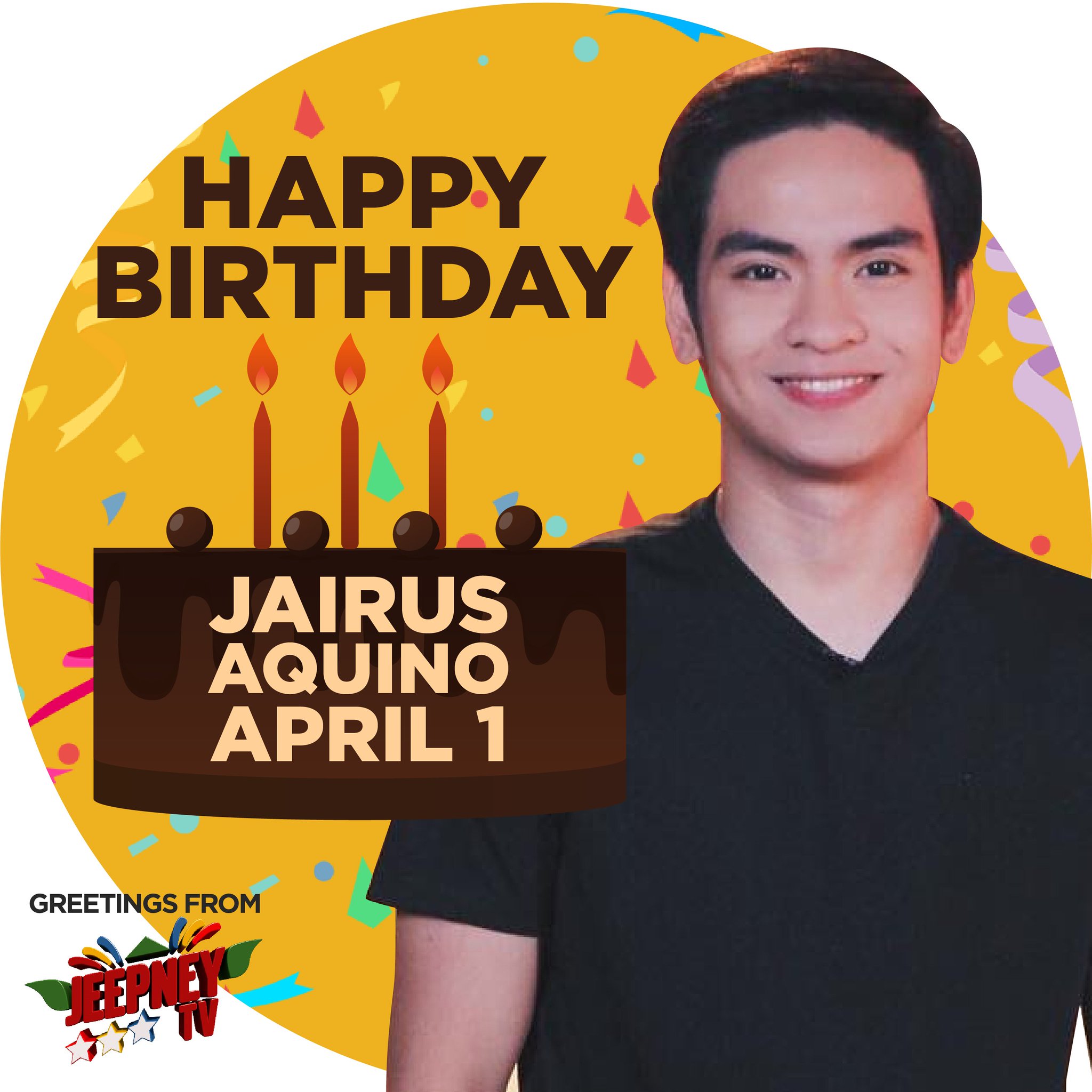 Happy Birthday, Jairus Aquino! From 