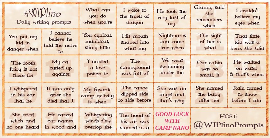 WIPlinoPrompts's tweet photo. Hey #WritingCommunity! Wood tones because April is #CampNanoWriMo month! Anyone can join. Follow the prompt or share a line or two from your #wip.

Share and retweet with your friends. But most importantly: have fun and happy writing! #WIPlino https://t.co/H3QzpyGJ2D