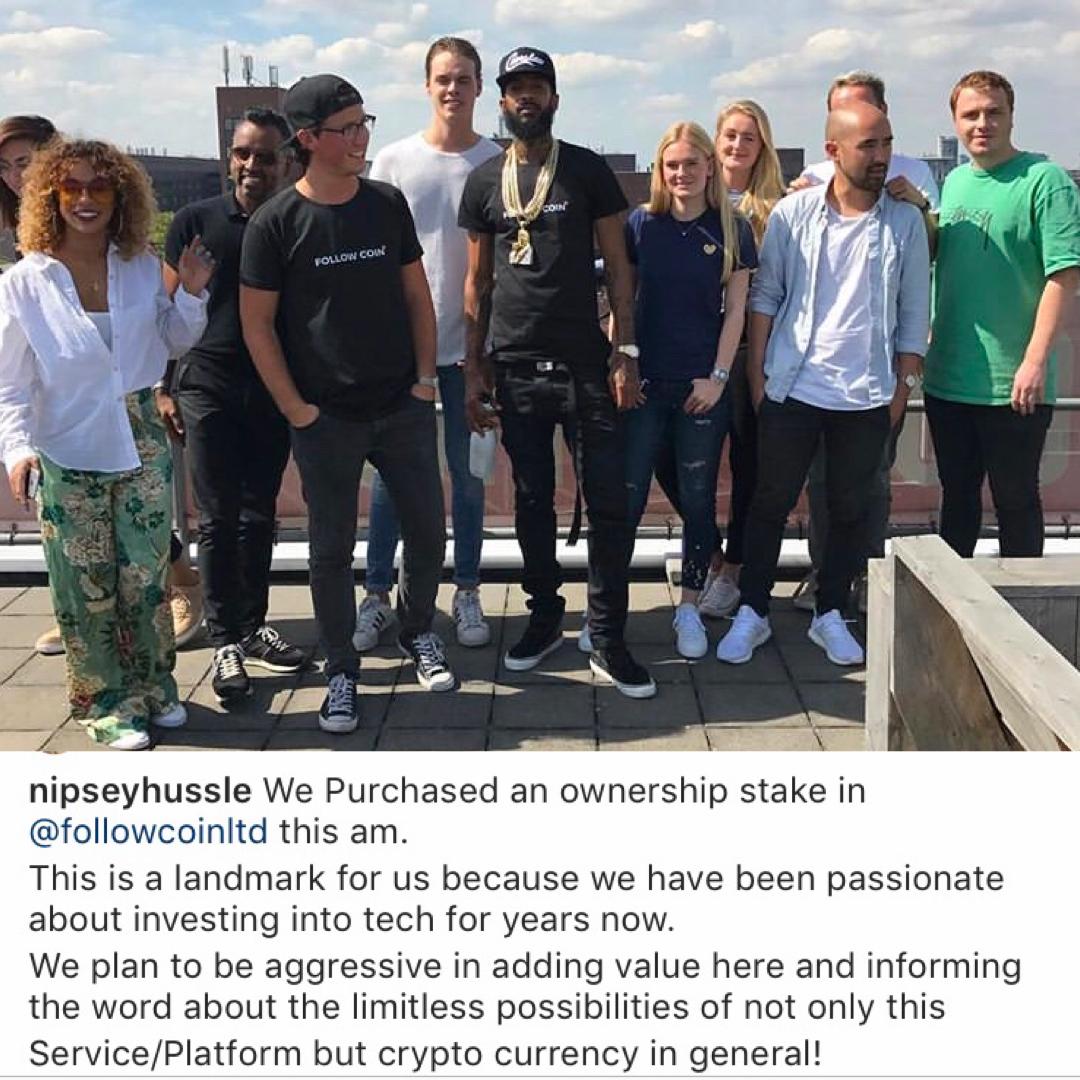 cryptolingo's tweet photo. Hip Hop’s #Crypto mogul Nipsey Hussle dies at aged 33.
The artist felt that the hip-hop culture shouldn't be left out of understanding #Cryptocurrency, #Blockchain, #Bitcoin and @FollowCoinbv.
Rest in Peace Nipsey Hussle 🙏🏿
#NipseyHussle #FollowCoin https://t.co/0Klgo2ZQBz